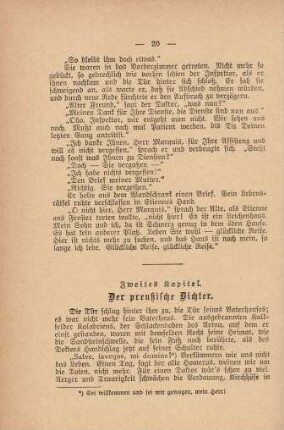 Zweites Kapitel. Der preußische Dichter
