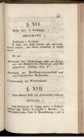 §. XVI. Tecnologia