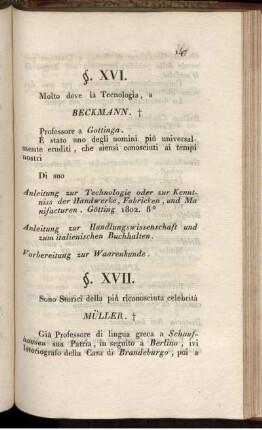 §. XVI. Tecnologia