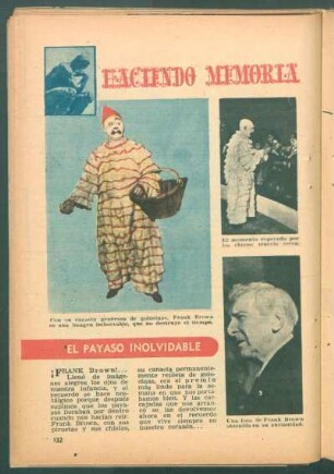 Haciendo memoria: El payaso inolvidable