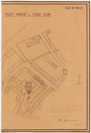 Gesamtbebauungsplan Ankara Teilbebauungsplan Altstadt: Lageplan Altstadt für die Sanierung des Gebietes um den Augustustempel 1:500