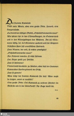 [Der stumme Kamerad]