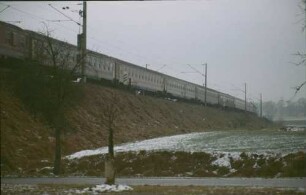 Gäubahn Herrenberg 2 Lok Baureihe 110 D389 S-Mailand FS-Wagen Einfahrvorsignal Herrenberg