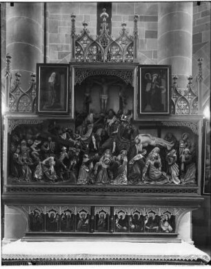 Schwäbisch Hall Evangelische Kirche Sankt Michael Hochaltar (um 1460)