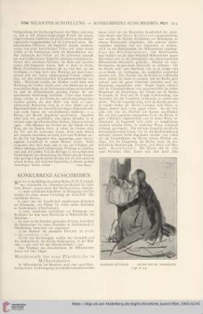 Konkurrenz-Ausschreiben