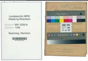 Entnazifizierung Hermann Nuenning , geb. 19.02.1900 (Landwirt)