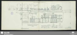 Zchg. 12848. Plan zur Papiermaschine 1600mm beschnittene Arbeitsbreite für Tit. Cartiera di Verzuolo Herrn Burgo & Co. in Verzuolo