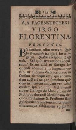 Virgo Florentina.