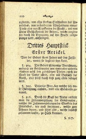 Drittes Hauptstück.