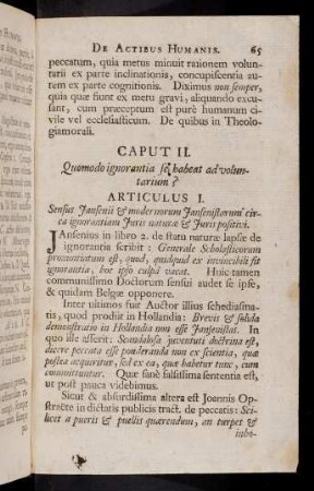 65-74, Articulus I - II