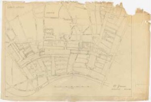 Wettbewerb zur Bebauung des Inneren Rayons, Köln: Grundplan 1:2500