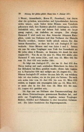 Sitzungsberichte der Bayerischen Akademie der Wissenschaften, Philosophisch-Philologische und Historische Klasse, 1871 = Bd. 1