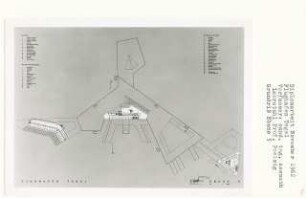 Flughafen Tegel, Berlin-Reinickendorf (Diplomarbeit bei Peter Poelzig): Hotel, Hauptgebäude, Verwaltung, Ebene 5, Grundriss 1:500