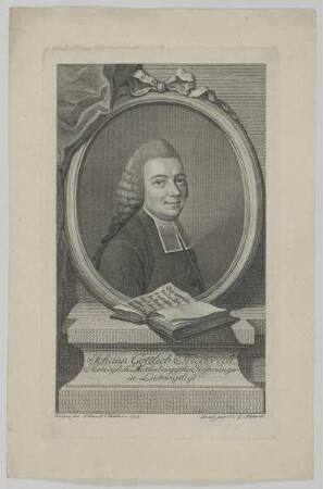 Bildnis des Johann Gottlieb Friederich