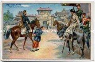 Sammelbild "Der Spion" der Serie "Japanisch-Russischer Krieg" (Serie 5427, Nr. 6)