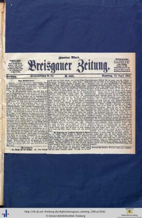 10.08.1901 (Zweites Blatt)