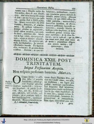 Dominica XXIII. post Trinitatem.