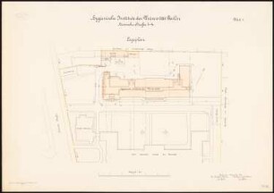 Friedrich-Wilhelms-Universität (Humboldt-Universität) Berlin Hygienische Institute: Lageplan 1:250