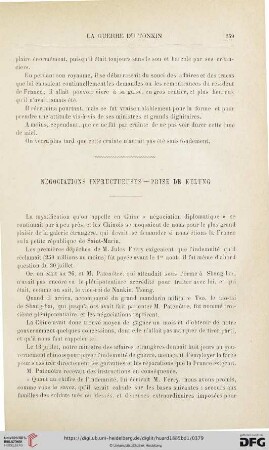 Négociations infructueuses … Opérations contre Fou-Tcheou