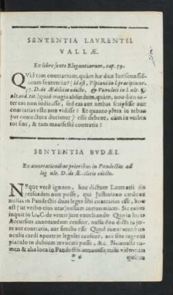 Sententia Bvdaei.