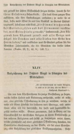 710-719 Auszeichnung des Dichters Virgil in Liturgien des Mittelalters