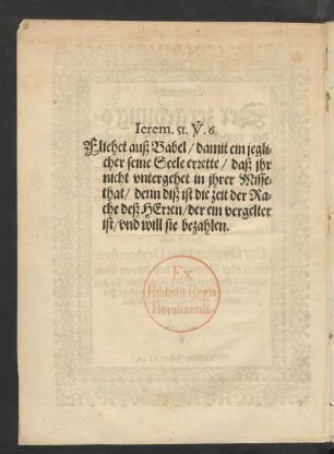 Jerem. 51. V. 6.