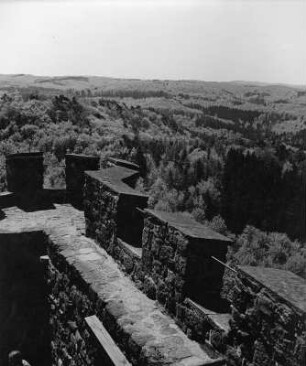 Eisenach. Wartburg. Blick von der Ringmauer