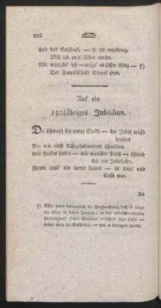 Auf ein 150jähriges Jubiläum.