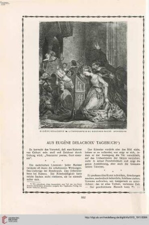 26: Aus Eugène Delacroix' Tagebuch