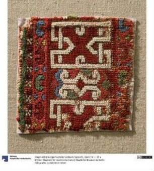 Fragment (Kleingemusterter Holbein-Teppich)