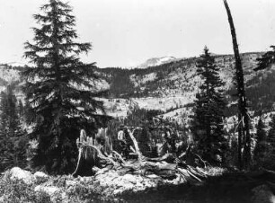 Ralston Peak : Blick vom Ralston Peak zum Mount Tallac