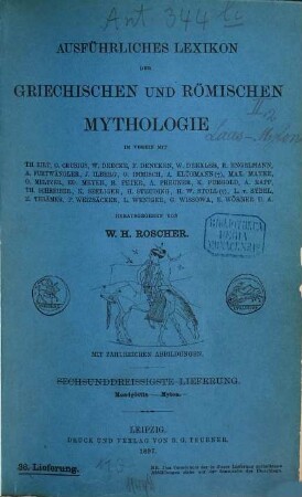 Ausführliches Lexikon der griechischen und römischen Mythologie, 2,2. Laas - Myton