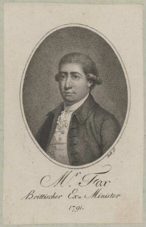 Bildnis des Charles James Fox