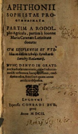 Progymnasmata