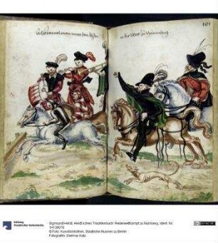 Heldt’sches Trachtenbuch: Reiterwettkampf zu Nürnberg
