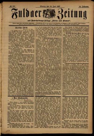 Ausgabe vom Montag, den 14. Juni 1897.