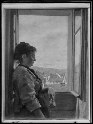 Am Fenster. Cella in Säckingen