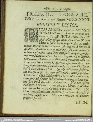 Praefatio Typographi
