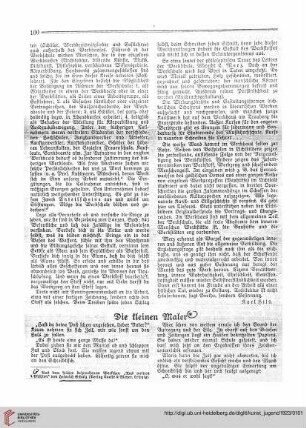 N.F. 3.1923 S.100-102: Die kleinen Maler