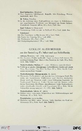 Gemälde alter Meister (Nr. 61-68c)