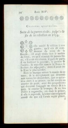 Chapitre Quatriéme.