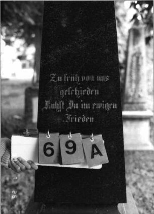 Grabstein 69 [Hahn S. 87 ]: Grabstein 69A [Hahn S. 87 ]