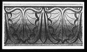 Athen, Zeichnung Lotos-Palmettenband, vom Erechtheion