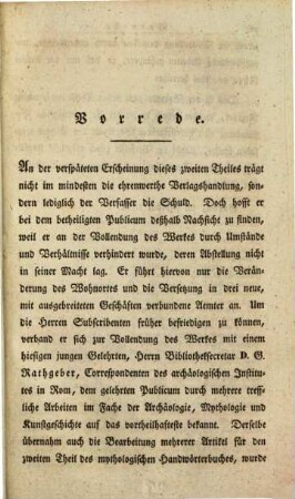 Handwörterbuch der griechischen und römischen Mythologie, 2. G - Z