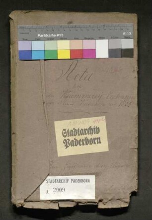 Kämmerei- und Nebenrechnungen 1825