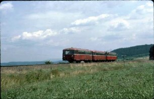 Rottweil Schienenbus Baureihe 798 E3247 RW_VL Ausfahrt Deißlingen