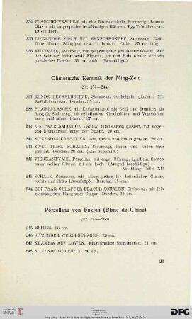 Chinesische Keramik der Ming-Zeit (Nr. 237-244)