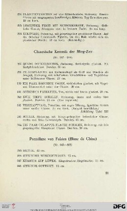 Chinesische Keramik der Ming-Zeit (Nr. 237-244)
