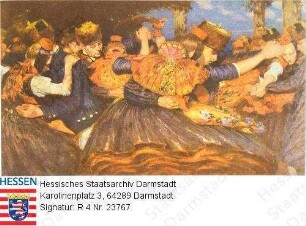 Trachten, Hessen, Schwalm / Schwälmer Tanz, Gruppenbild