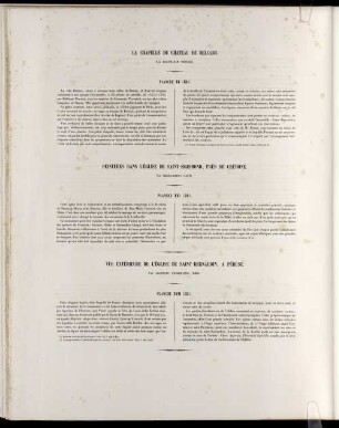 La Chapelle Du Chateau De Belcaro. Planche XV (51).